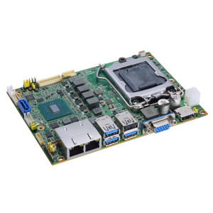 Axiomtek CAPA500 Embedded  Board, 7/6th Gen Intel Core i processor, Intel H110 or Q170, LVDS, VGA, HDMI, 2 GbE LANs and Audio